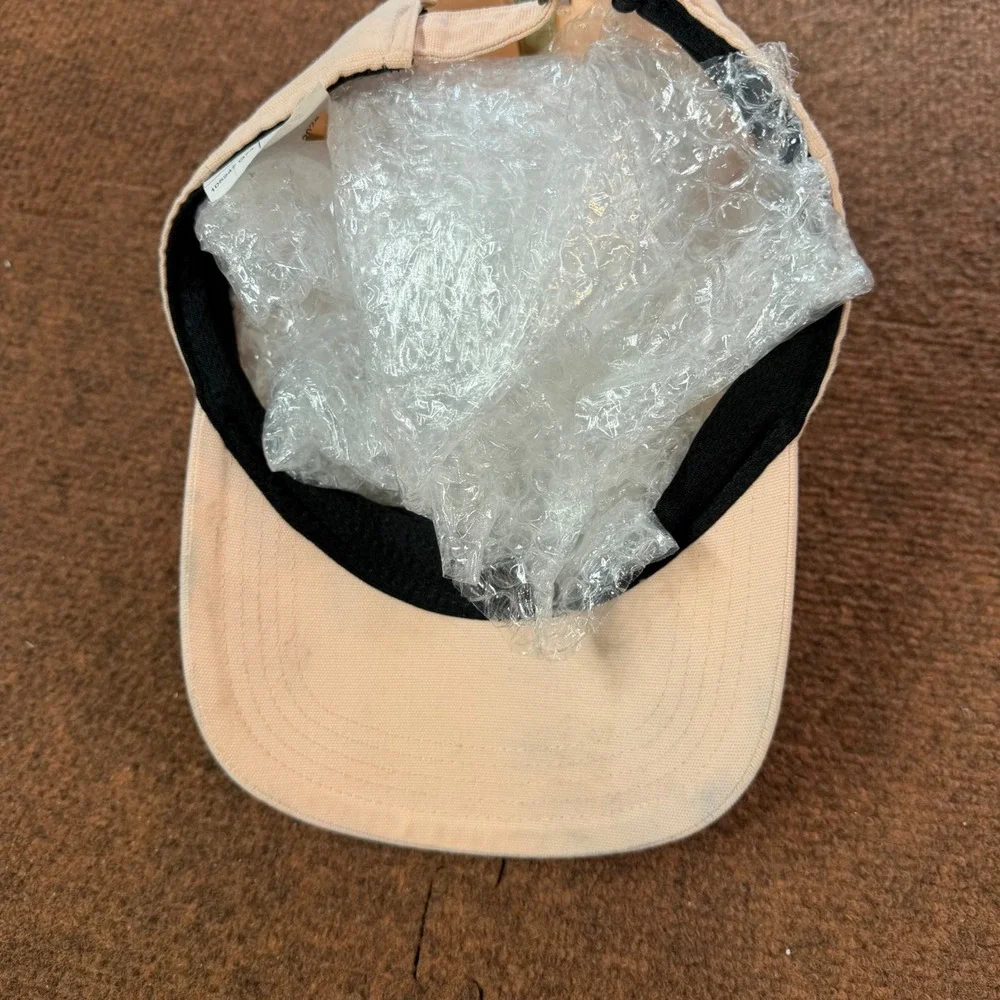 Carhartt Canvas Script Graphic Cap Peach Pink Hat AH5247-W Adjustable Strapback